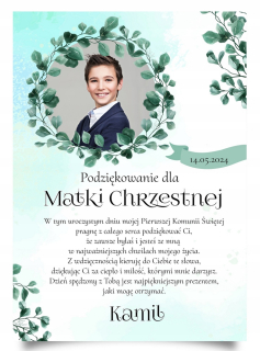 ĎAKUJEM KSTNÝM RODIČOM, STARÝM RODIČOM, STARÝM RODIČOM, STARÝM RODIČOM ZA SPOJENIE A4 [W]